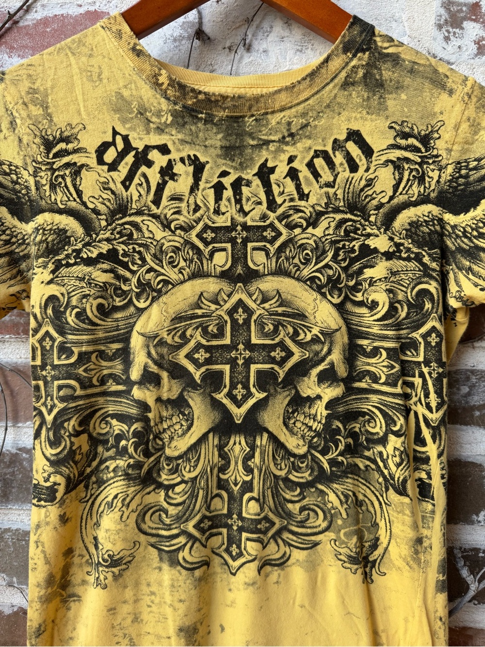 Vintage Affliction 2009 Fedor vs Barnett Trilogy MMA Graphic Tee - Size M